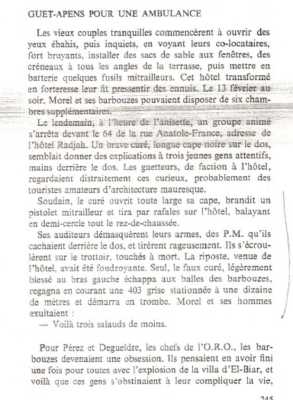  L'attaque de l'Hotel RAJAH 
64 rue Anatole France 
----
HISTOIRE SECRETE de l'OAS
par Georges FLEURY

